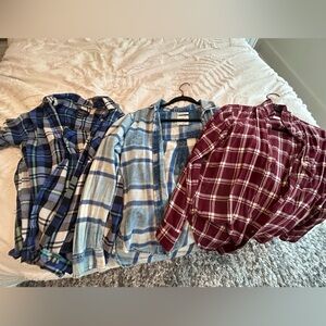 AE and Abercrombie XS Women’s Flannels